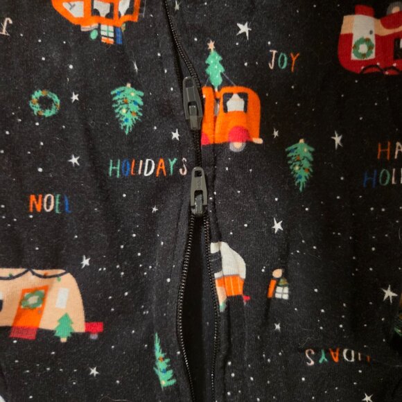 3-6month christmas sleeper, 2 way zip - Picture 2 of 4